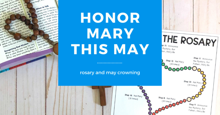 Honor Mary this May: Rosary and May Crowning!