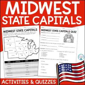 Midwest Region State Capitals