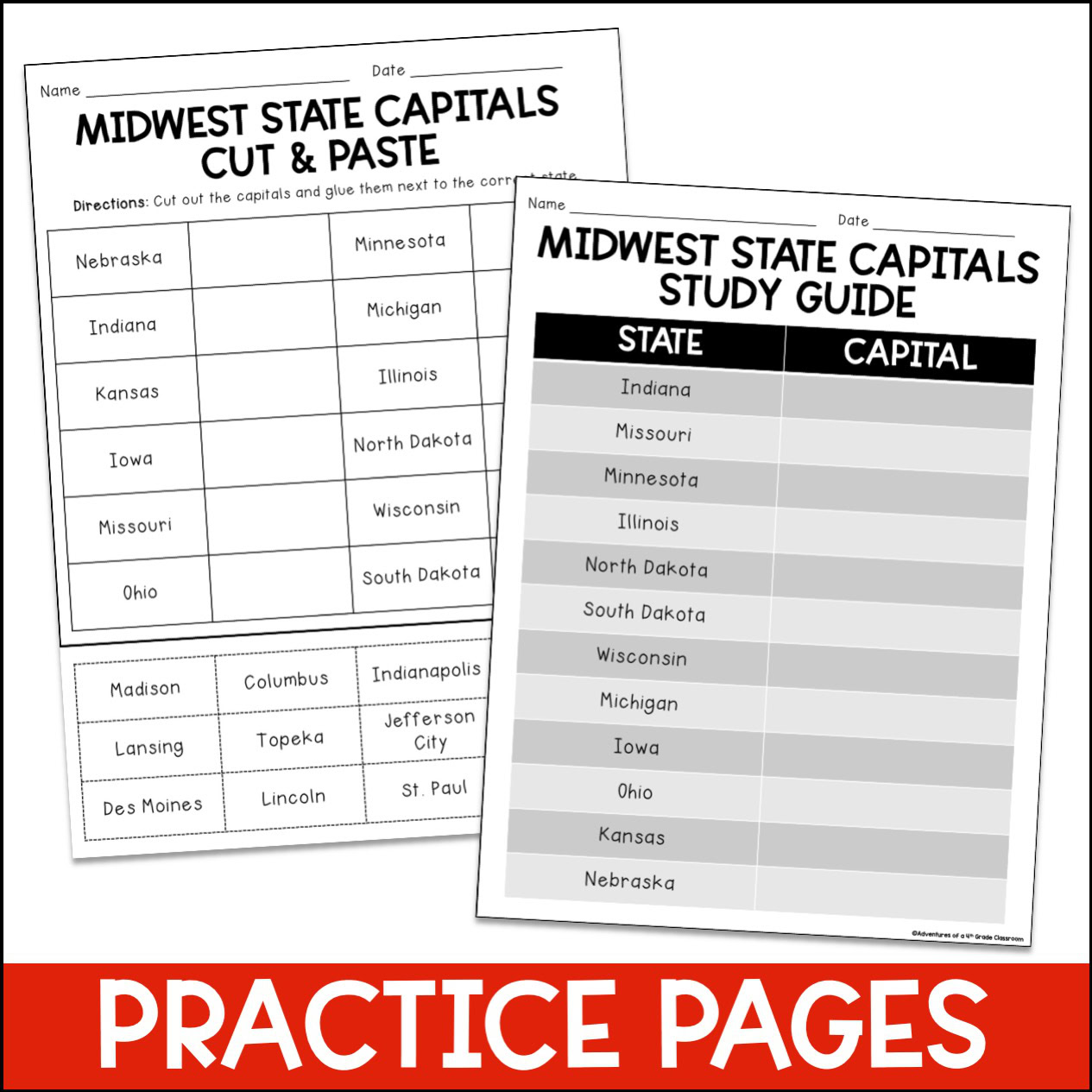 Midwest Region State Capitals - Image 2