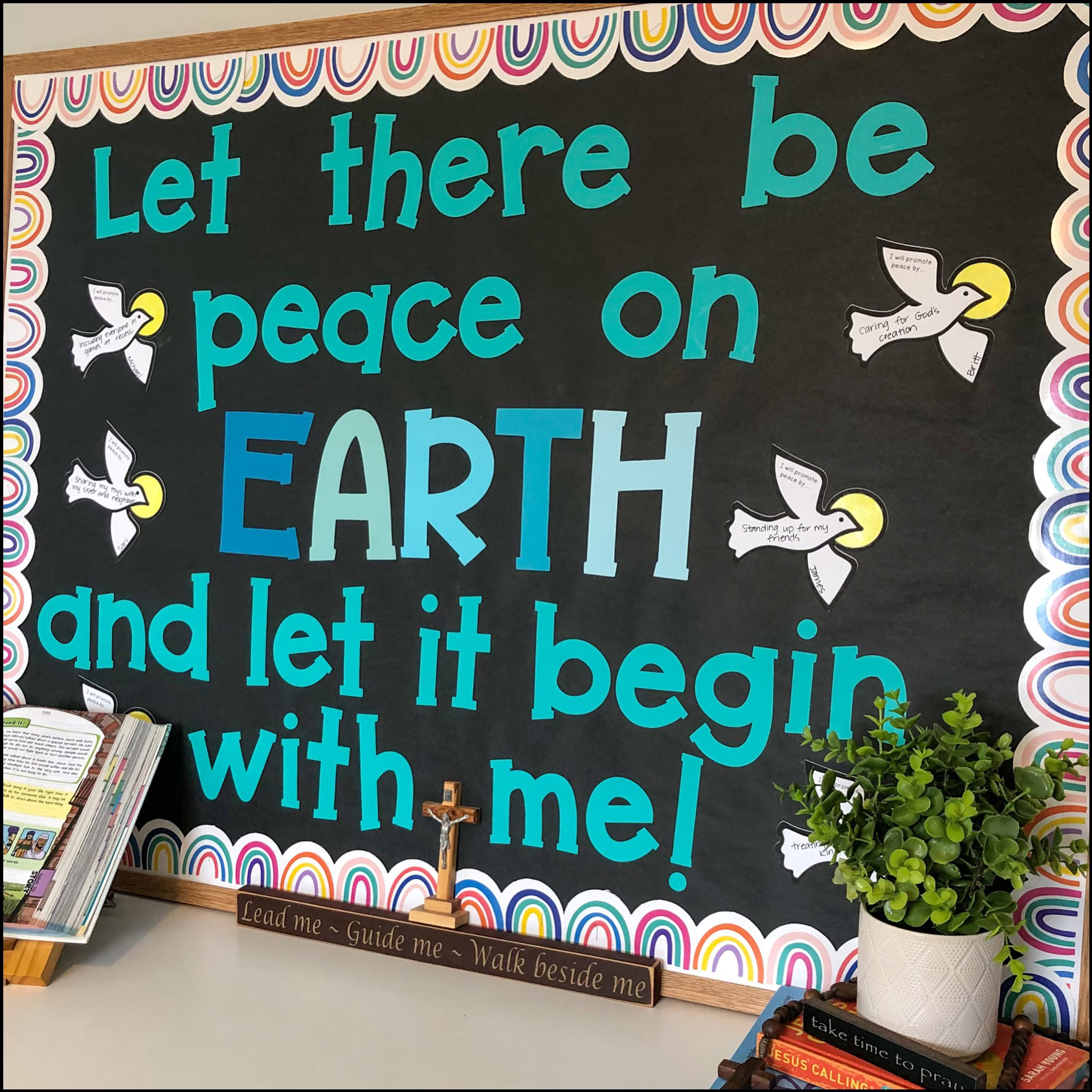January Bulletin Board Set | Peace on Earth - Image 2