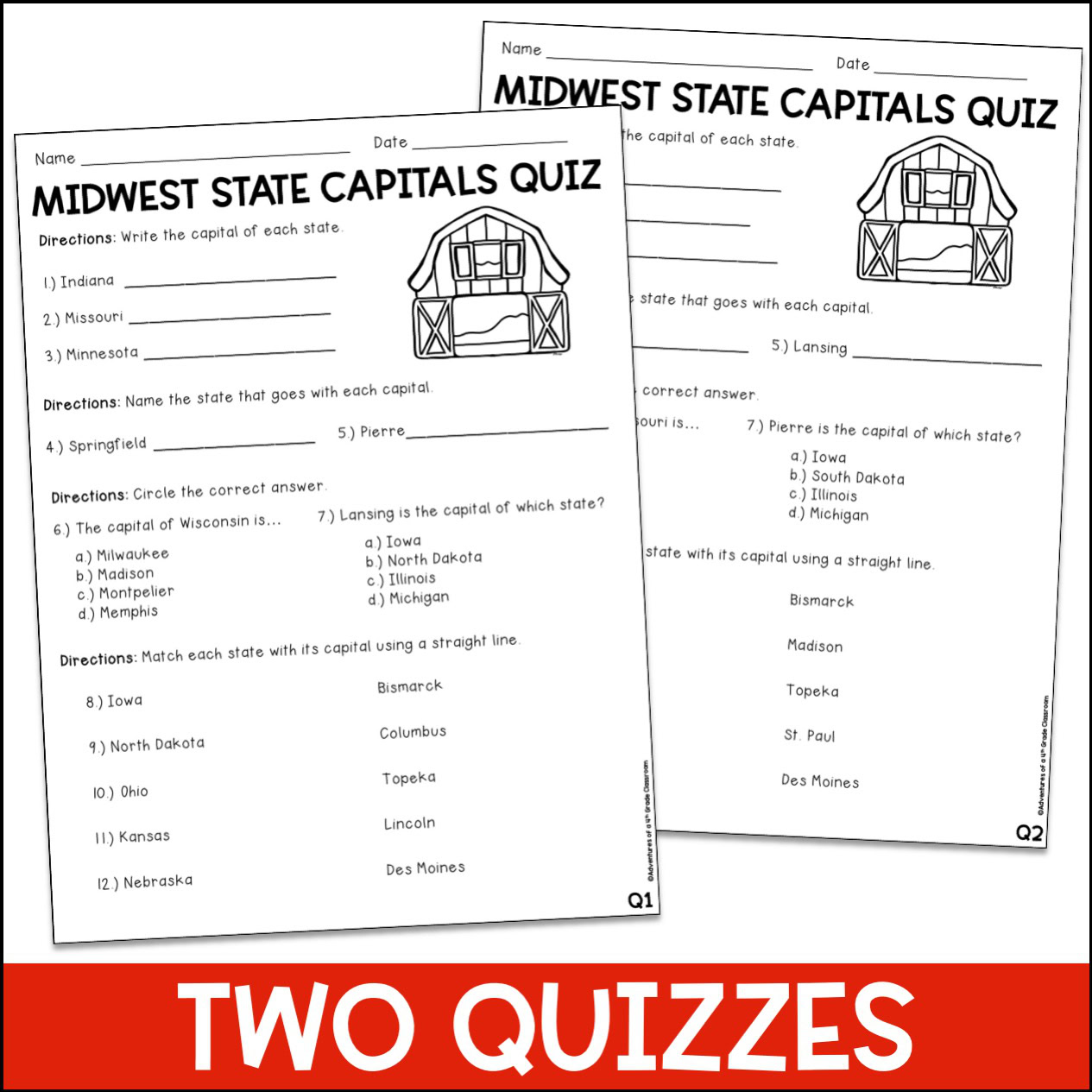 Midwest Region State Capitals - Image 3