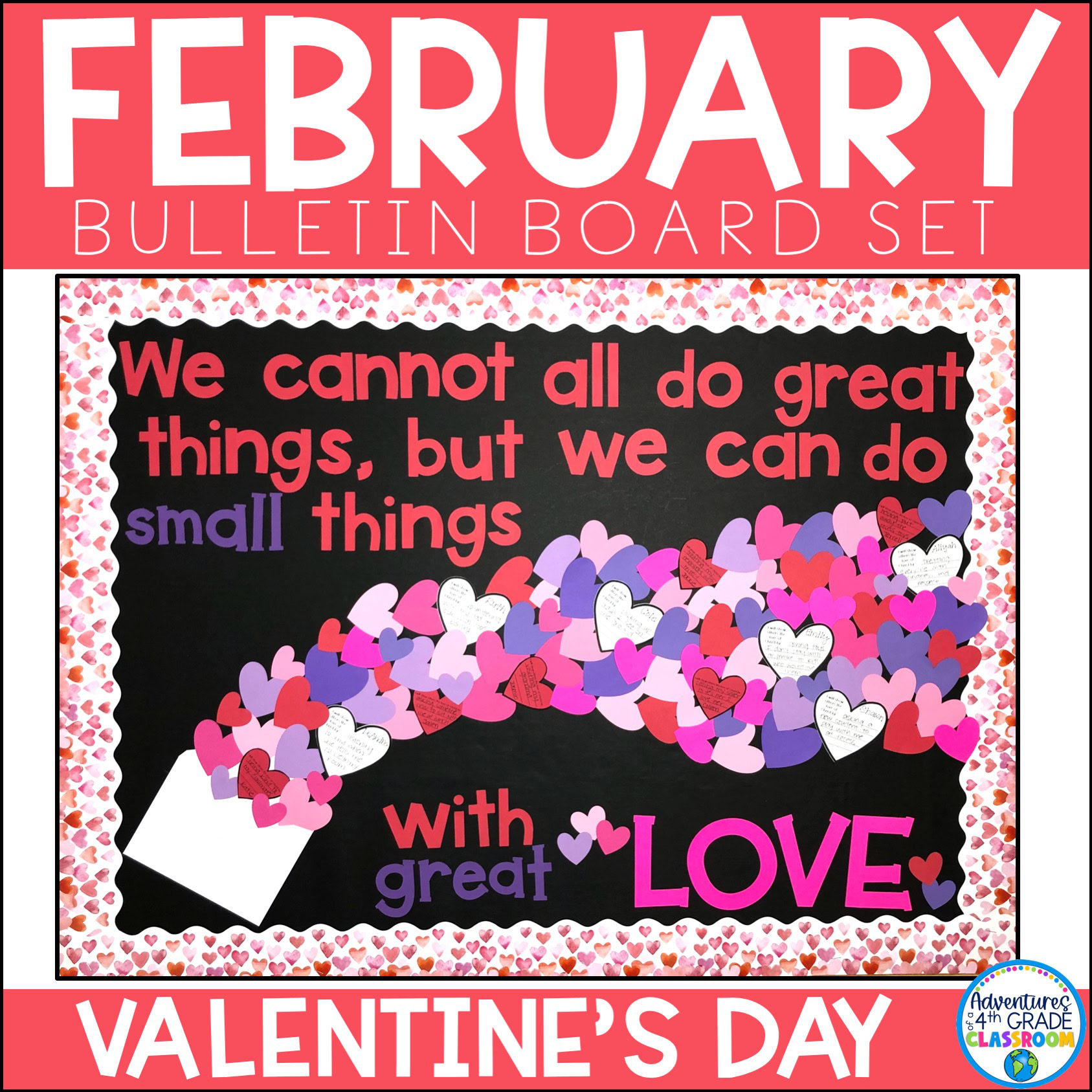 February Bulletin Board Set | Valentine's Day