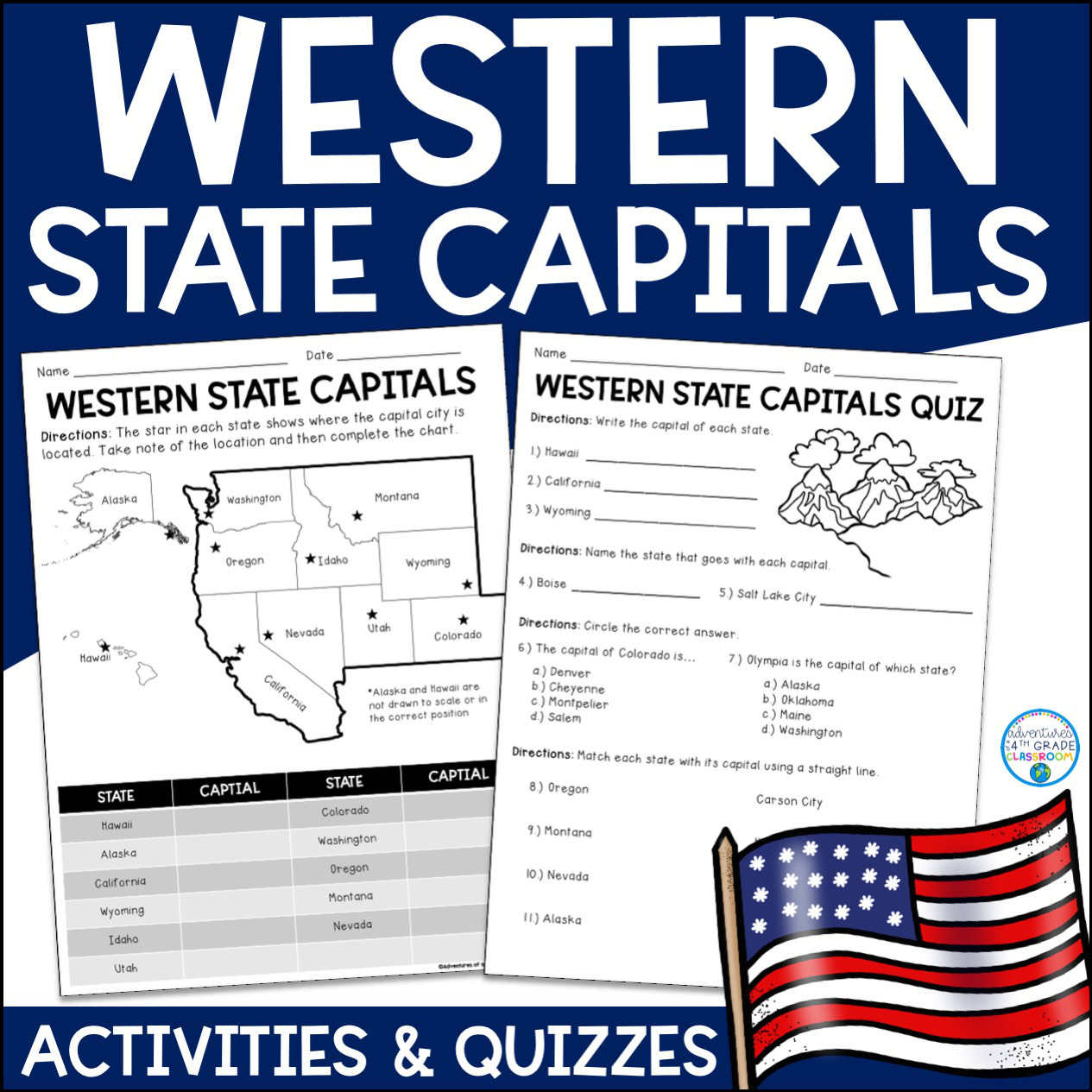 Western State Capitals