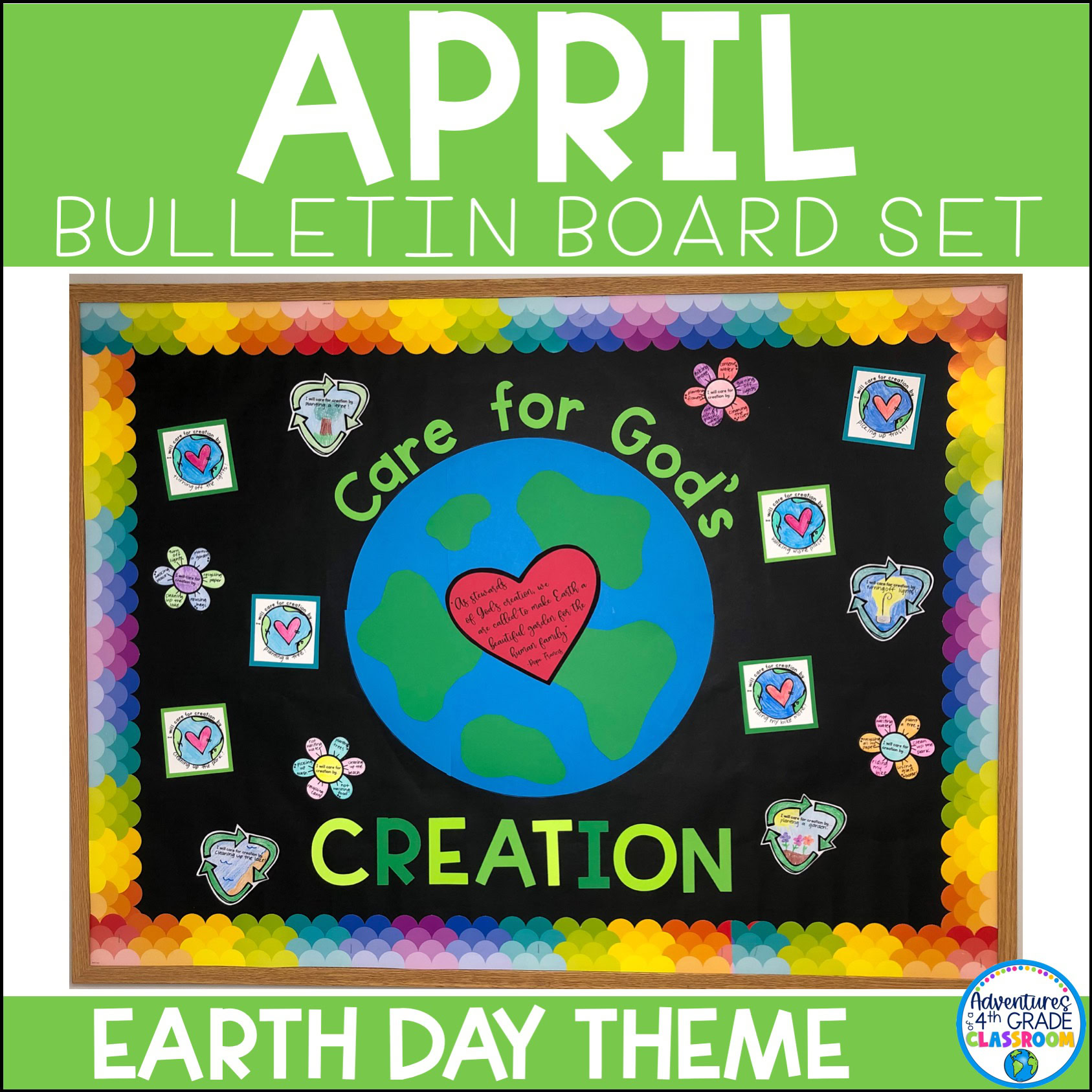 April Bulletin Board Set | Creation & Earth Day