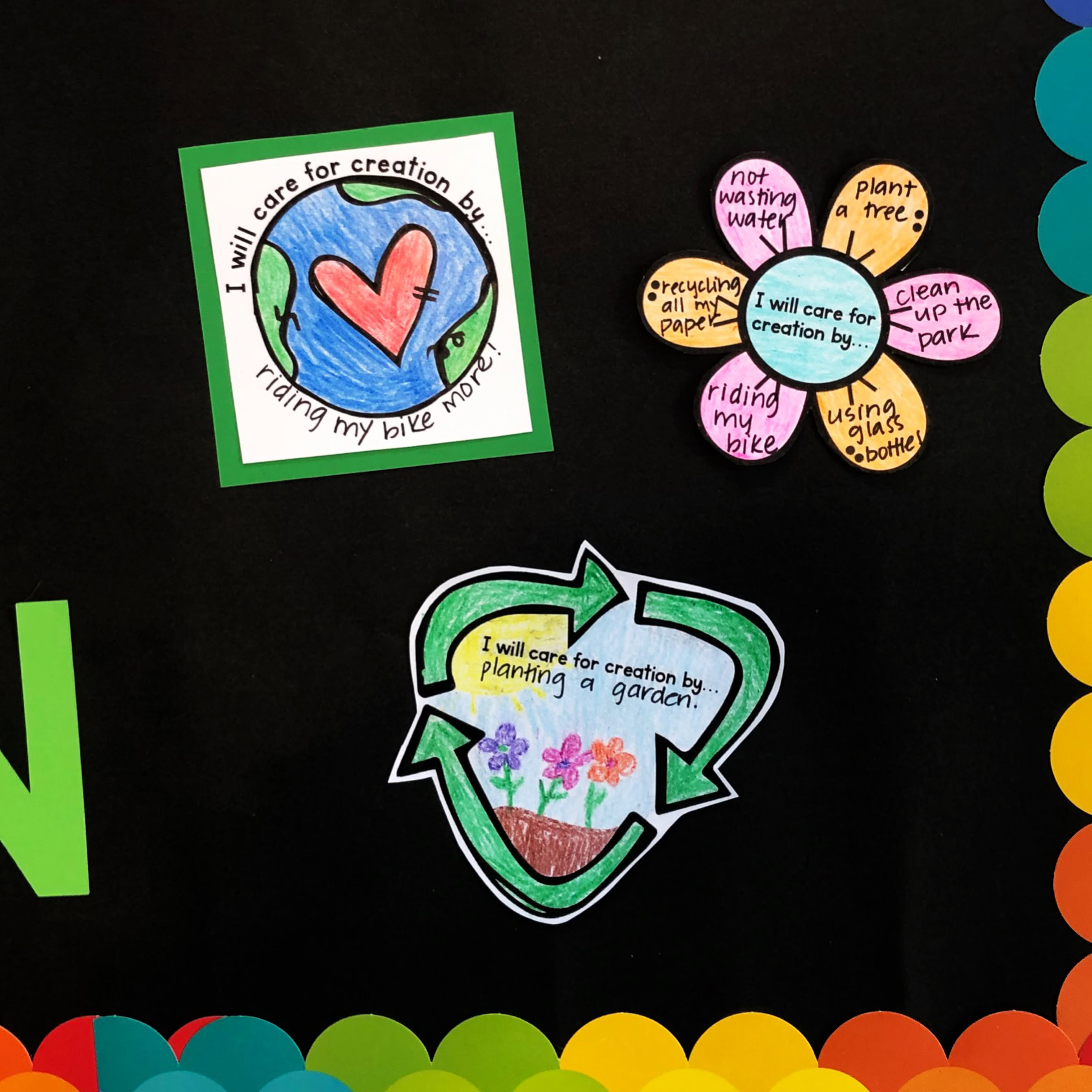April Bulletin Board Set | Creation & Earth Day - Image 4