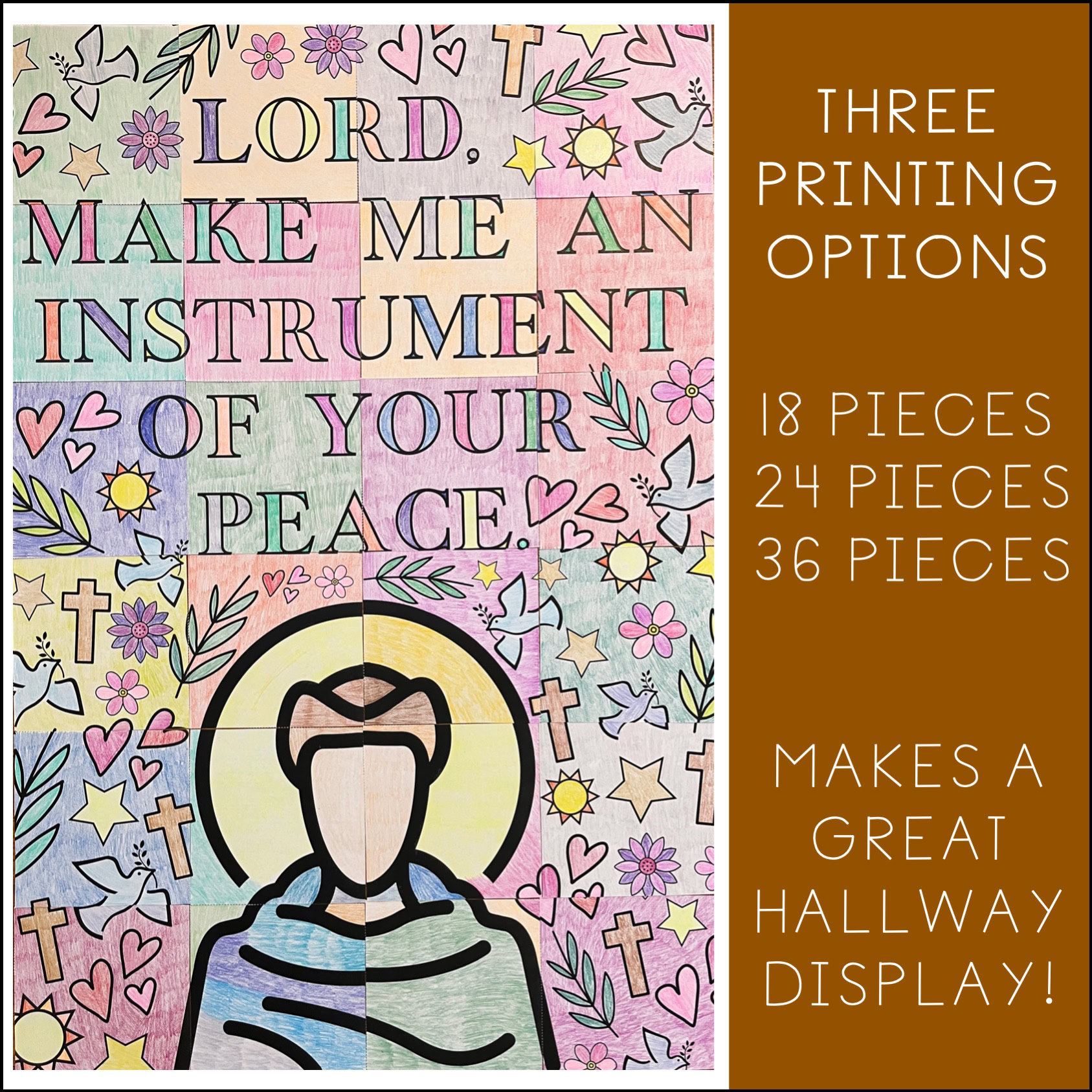 St. Francis of Assisi Collaborative Poster - Image 2