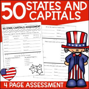 50 States and Capitals Test