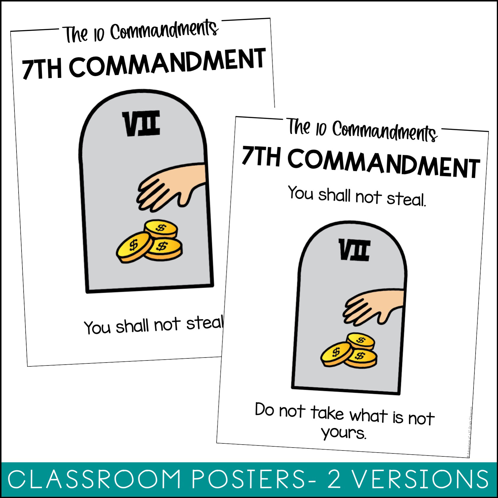 10 Commandments Posters & Activities - Image 3