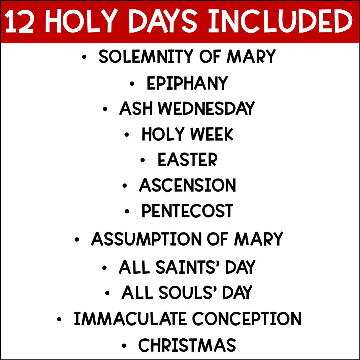 Catholic Holy Days for Upper Elementary | Assumption of Mary - Image 3