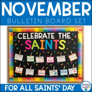 All Saints' Day Bulletin Board Set | November