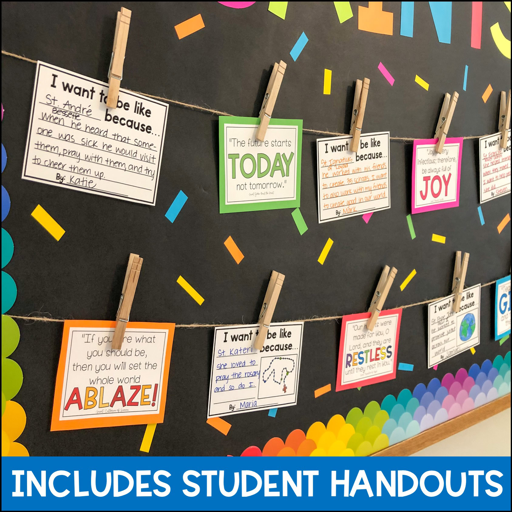 All Saints' Day Bulletin Board Set | November - Image 2