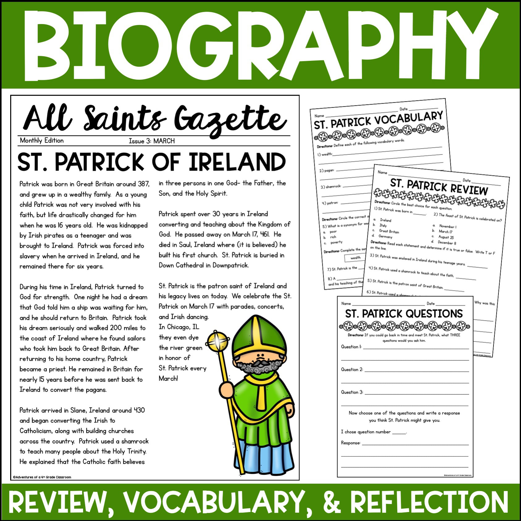 St. Patrick Biography & Activities - Image 2