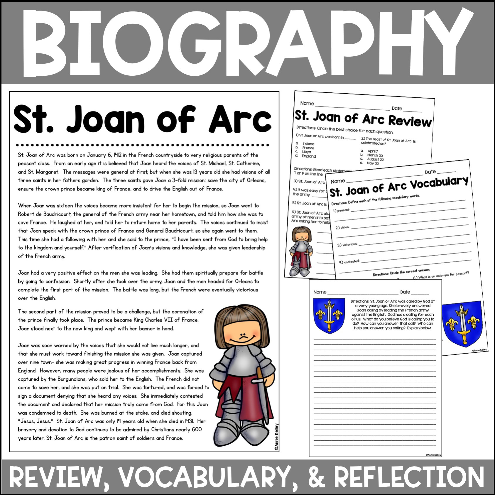 St. Joan of Arc Biography & Activities - Image 2