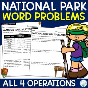 Word Problem Bundle | National Parks