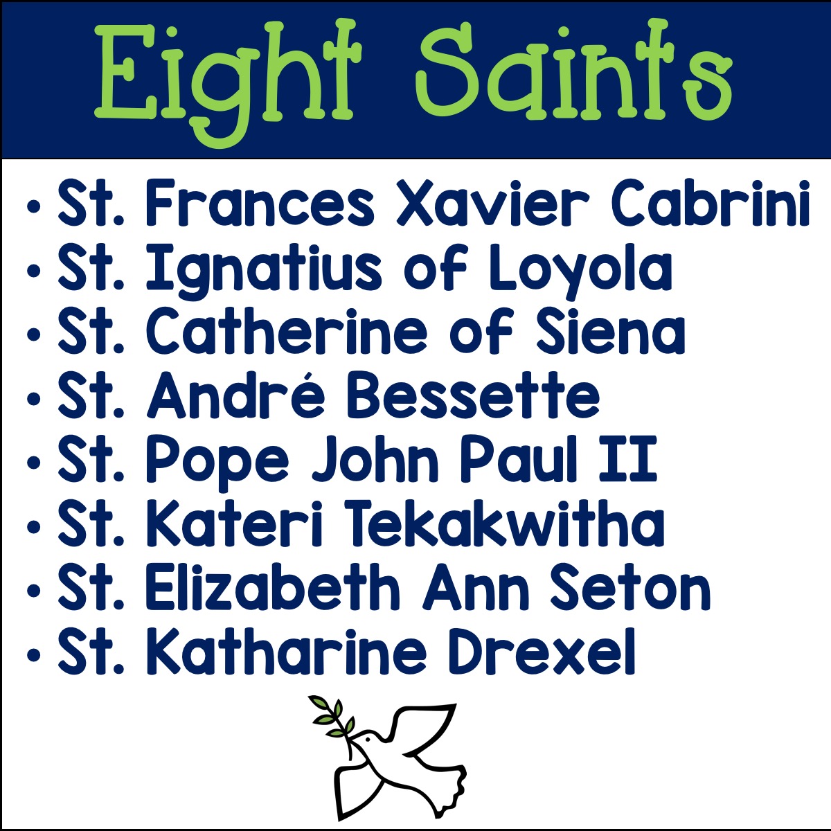 All Saints' Day Bundle- Saint Biographies & Bulletin Board - Image 2