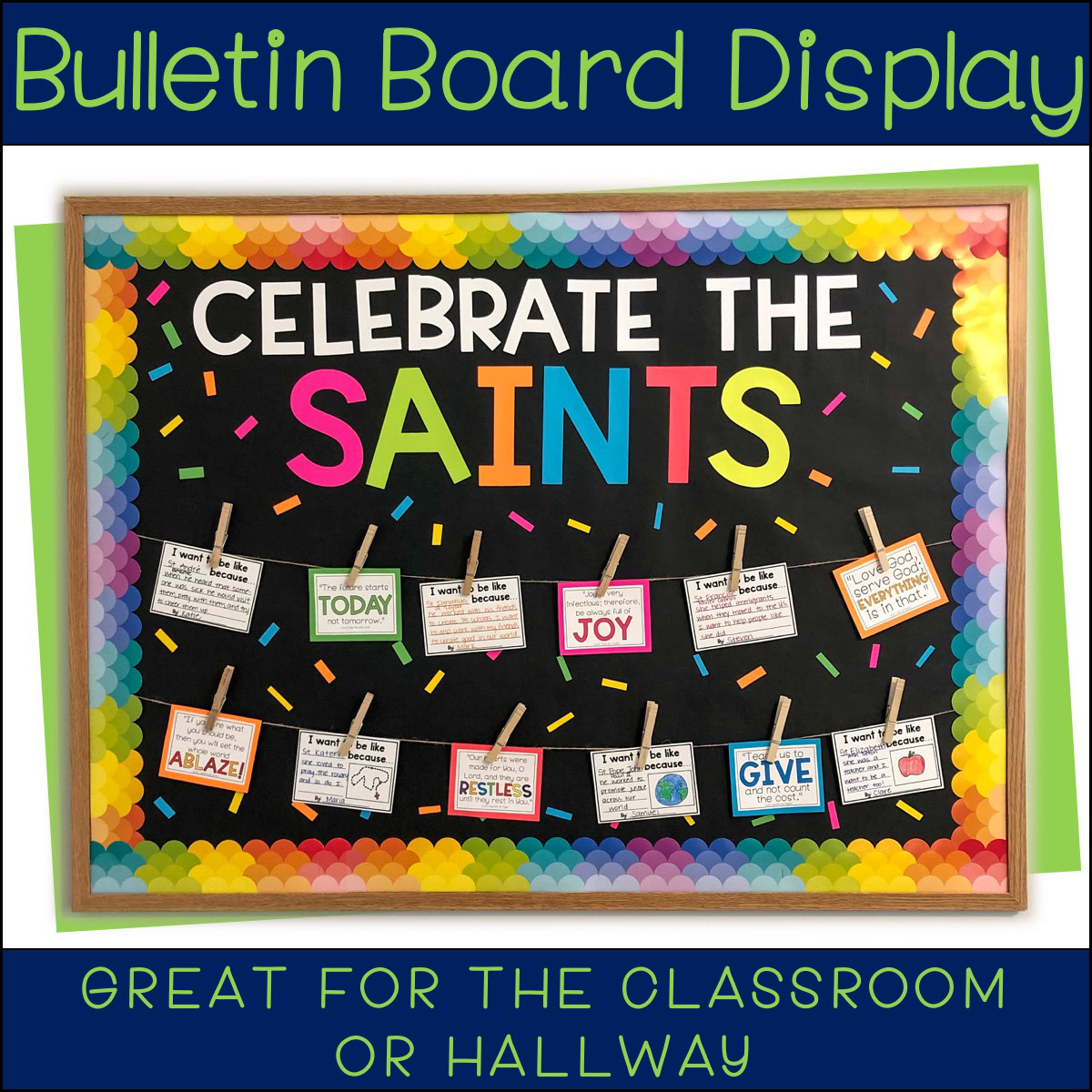 All Saints' Day Bundle- Saint Biographies & Bulletin Board - Image 4