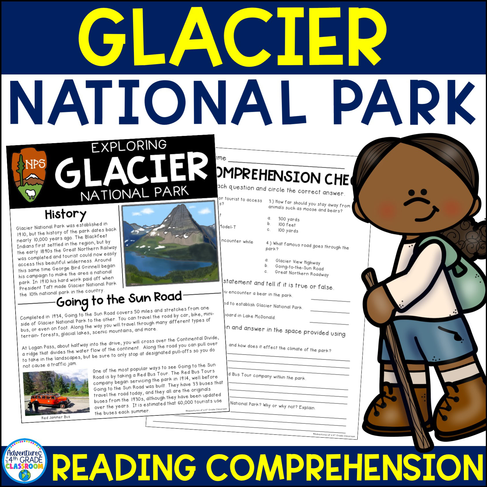 Glacier National Park | Reading Comprehension