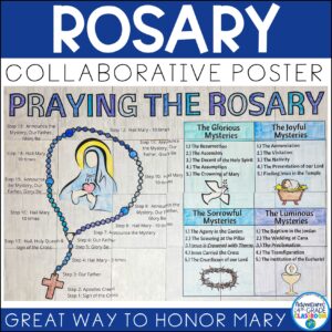 Praying the Rosary Collaborative Poster | Catholic