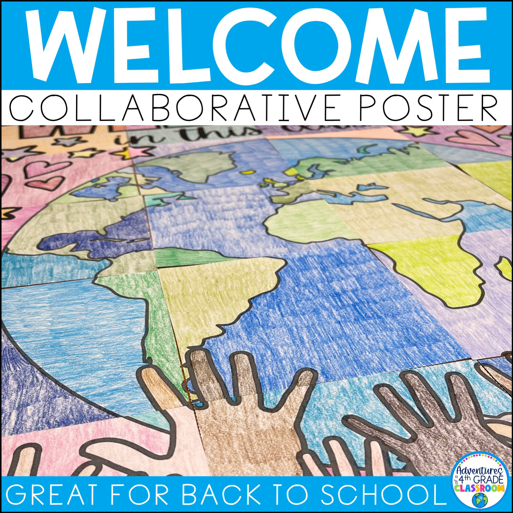All Are Welcome Collaborative Poster | Back to School
