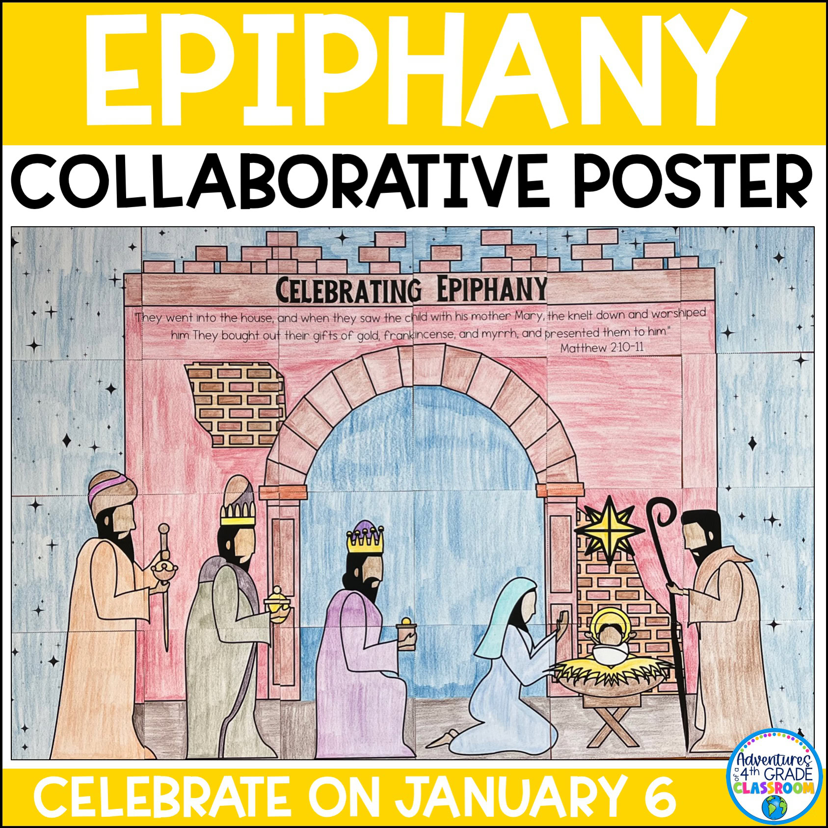 Epiphany Collaborative Poster | Three Kings