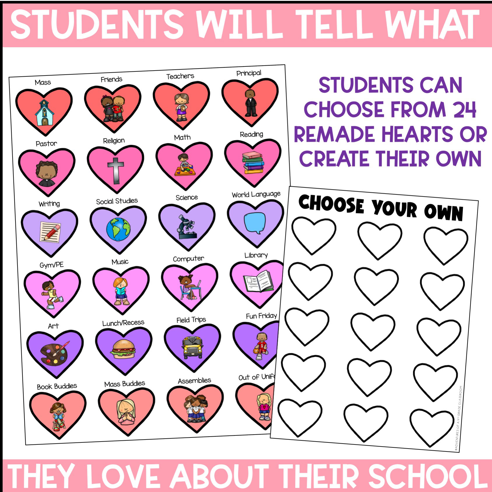 Catholic Schools Week Craft | Heart Jar Activity - Image 2