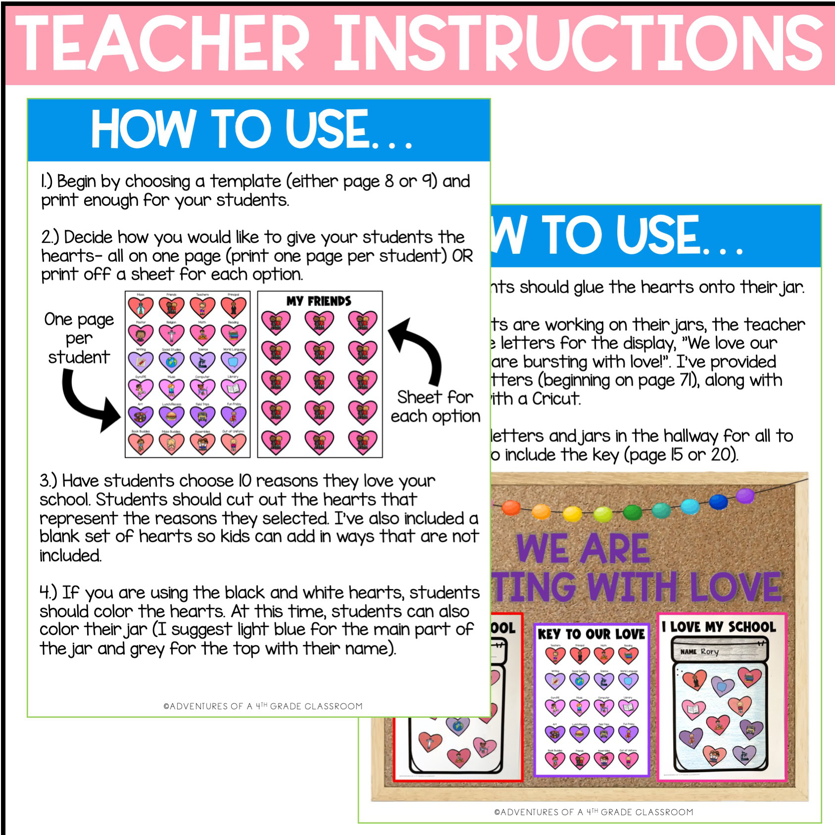 Catholic Schools Week Craft | Heart Jar Activity - Image 4