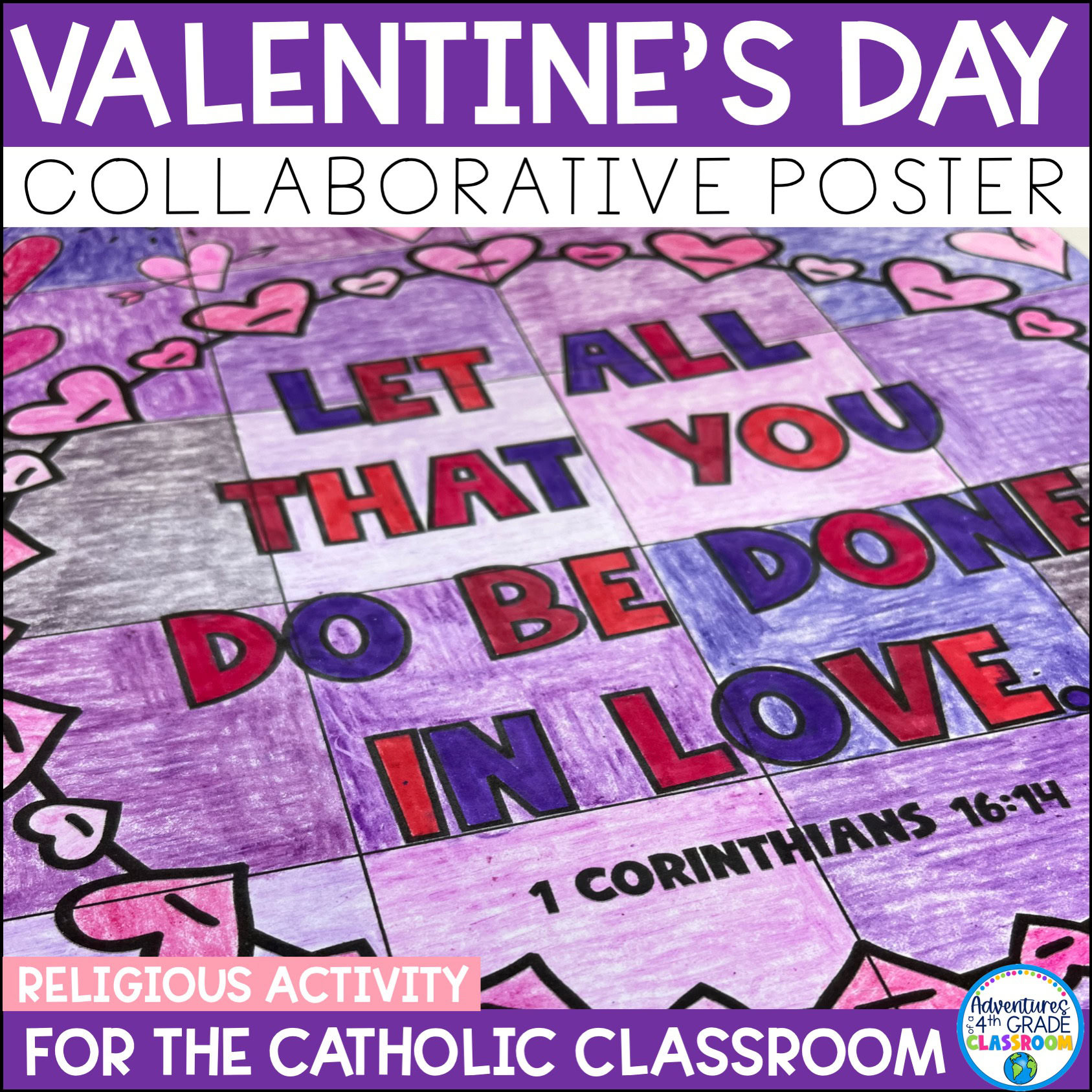 Valentine's Day Collaborative Poster | Catholic