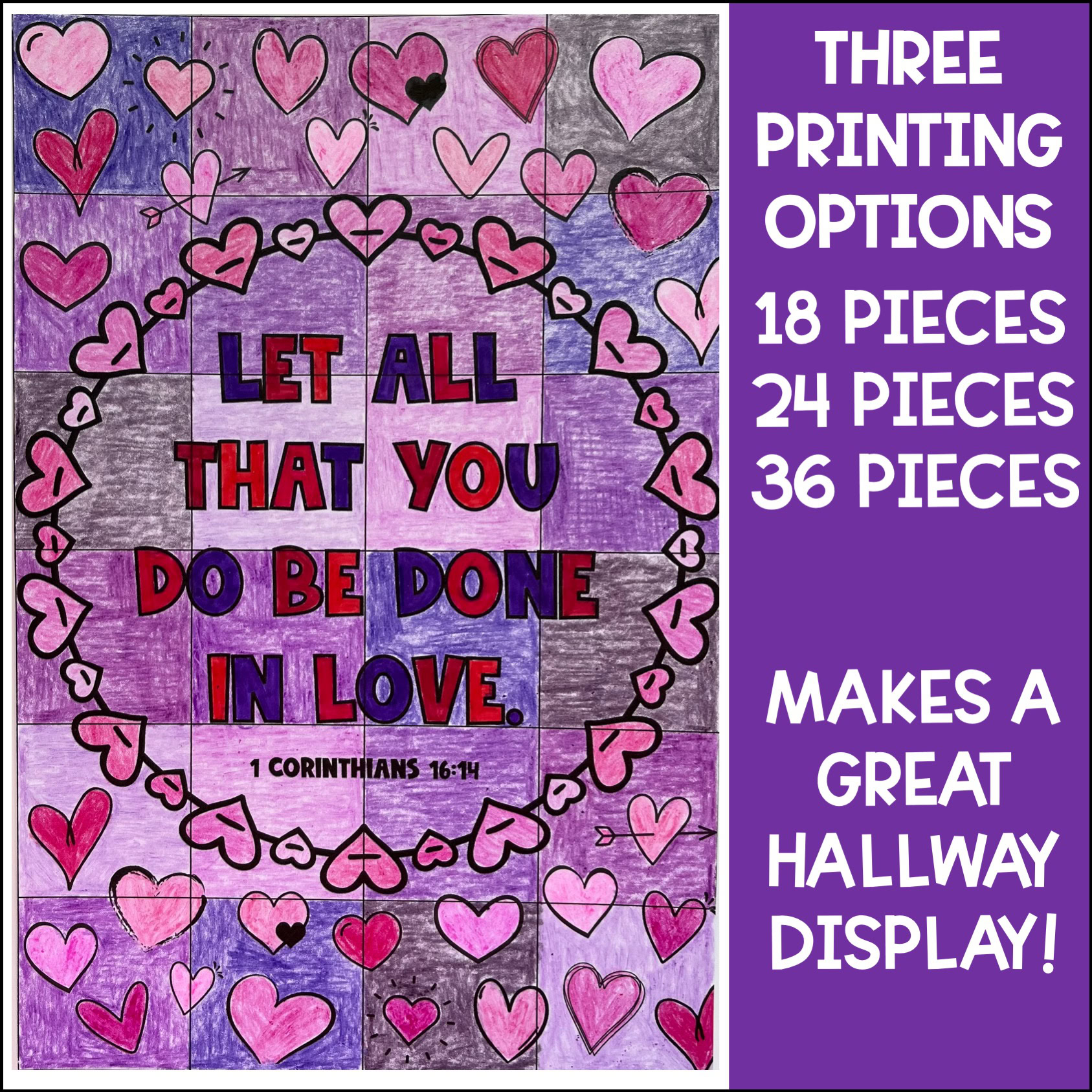 Valentine's Day Collaborative Poster | Catholic - Image 2