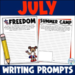 July Writing Prompts