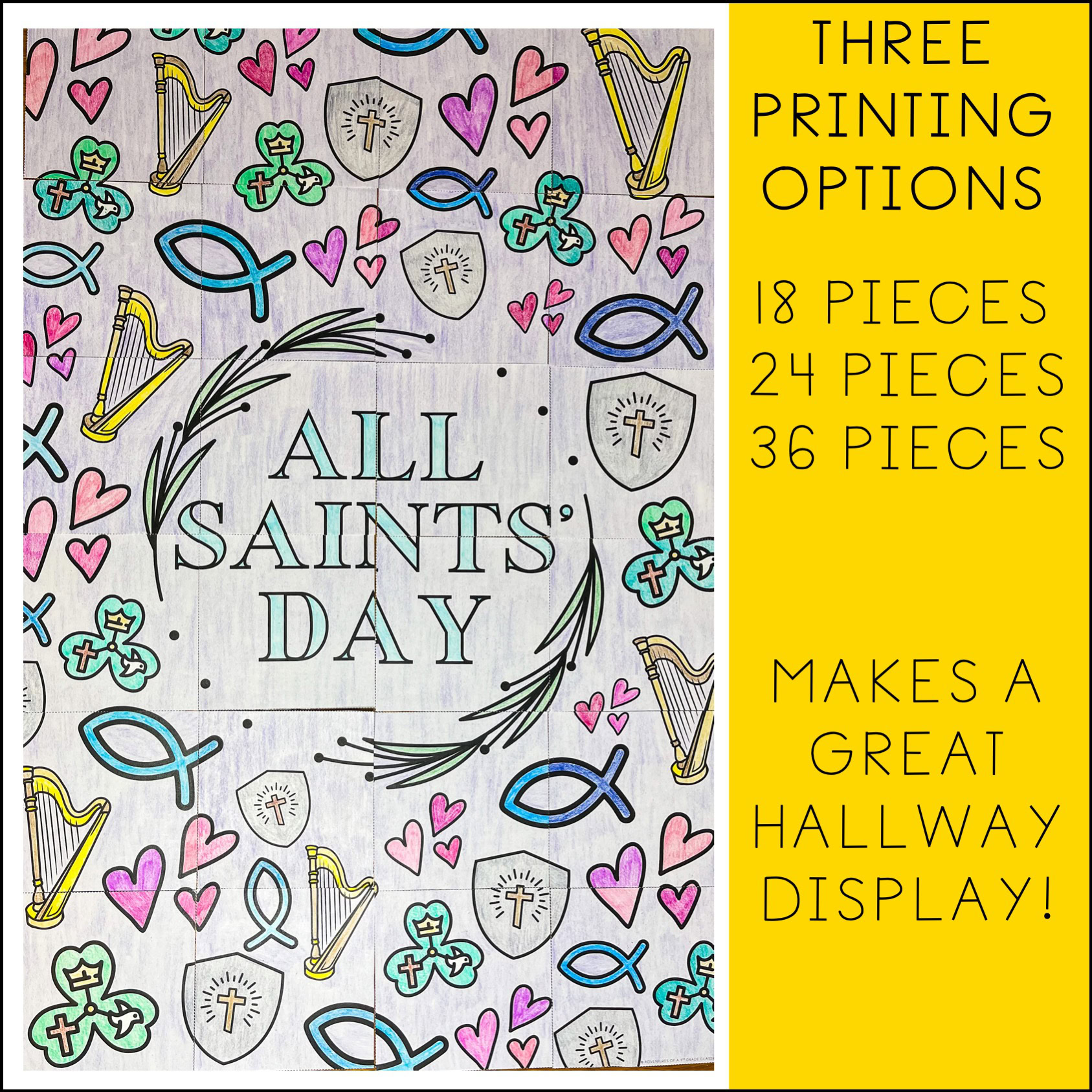 All Saints' Day Collaborative Poster | Catholic - Image 2