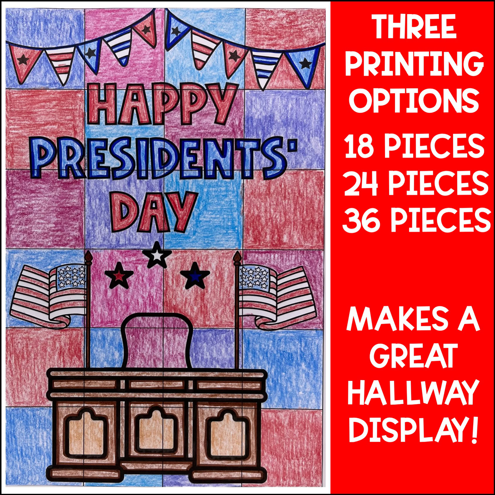 Presidents' Day Collaborative Poster - Image 2