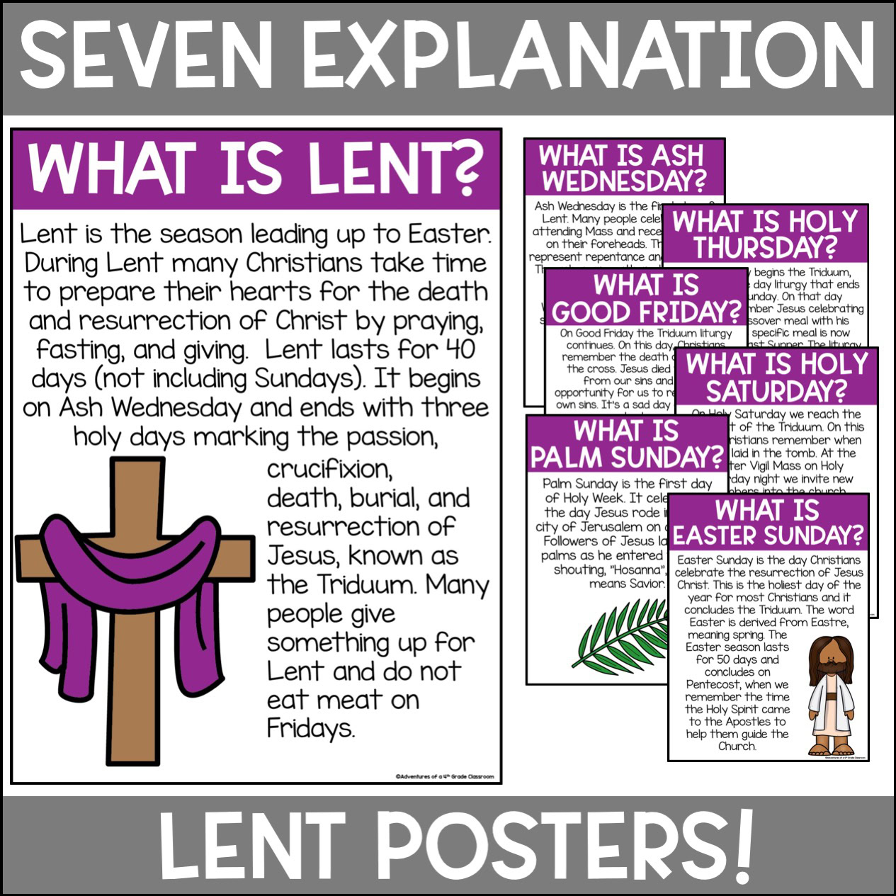 Lent Posters | Classroom Decor - Image 2