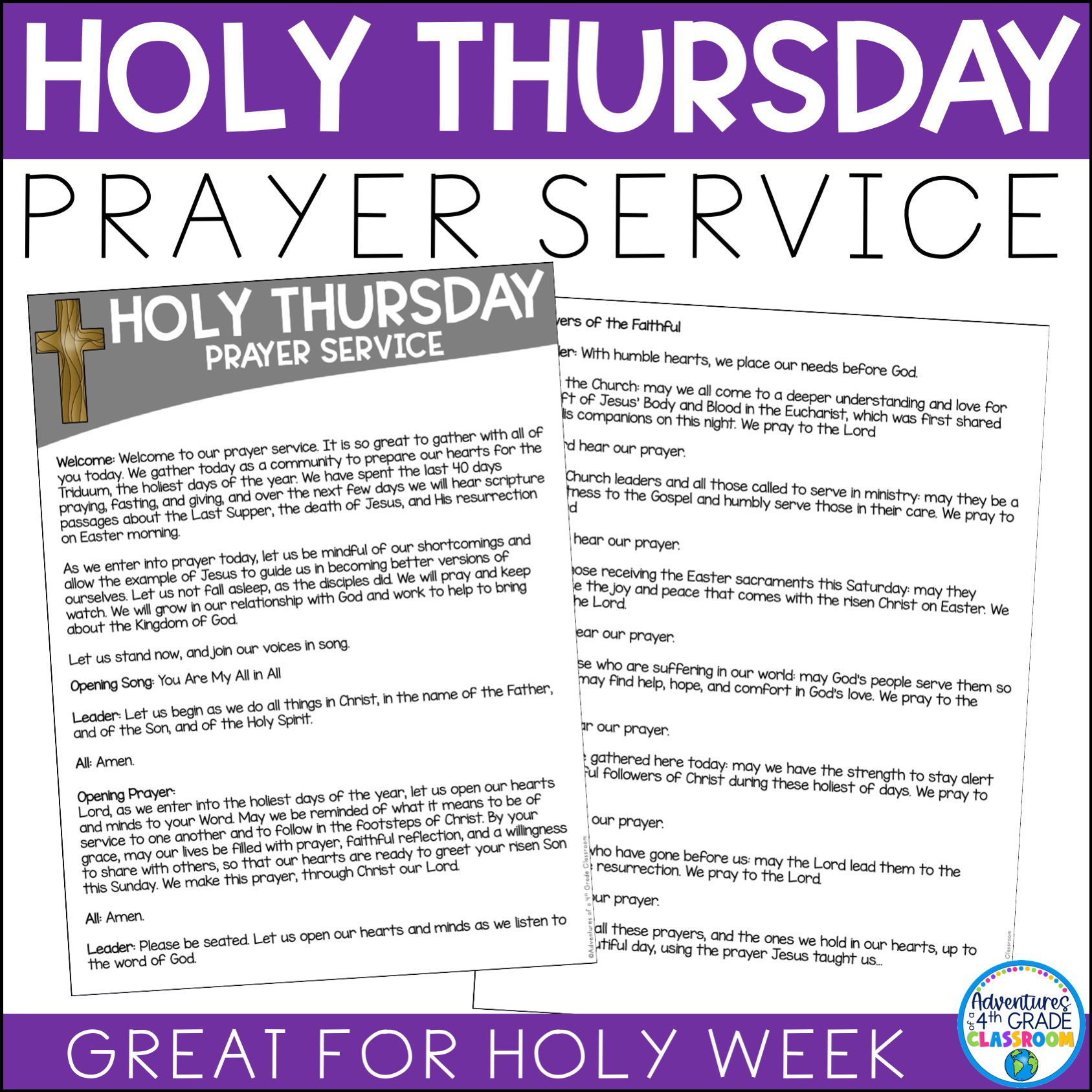 Holy Thursday Prayer Service | Catholic