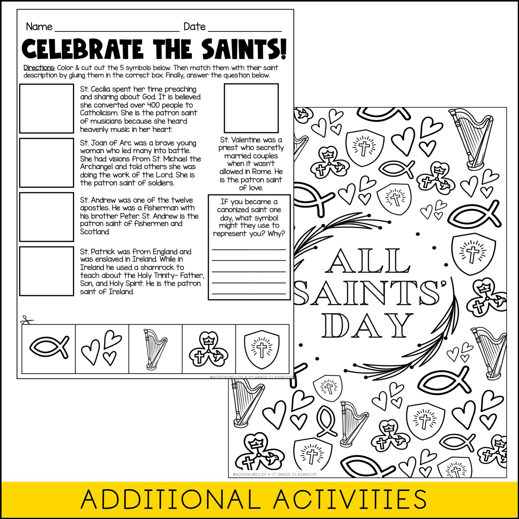All Saints' Day Collaborative Poster | Catholic - Image 3
