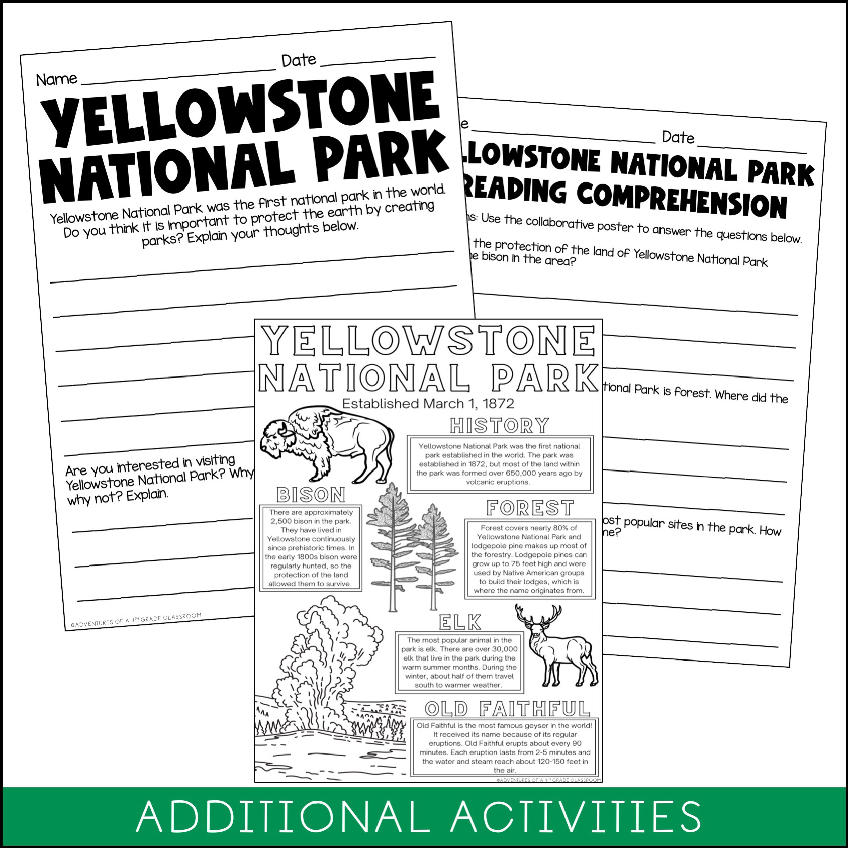 Yellowstone National Park Collaborative Poster - Image 3