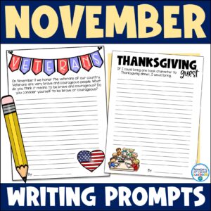 November Writing Prompts