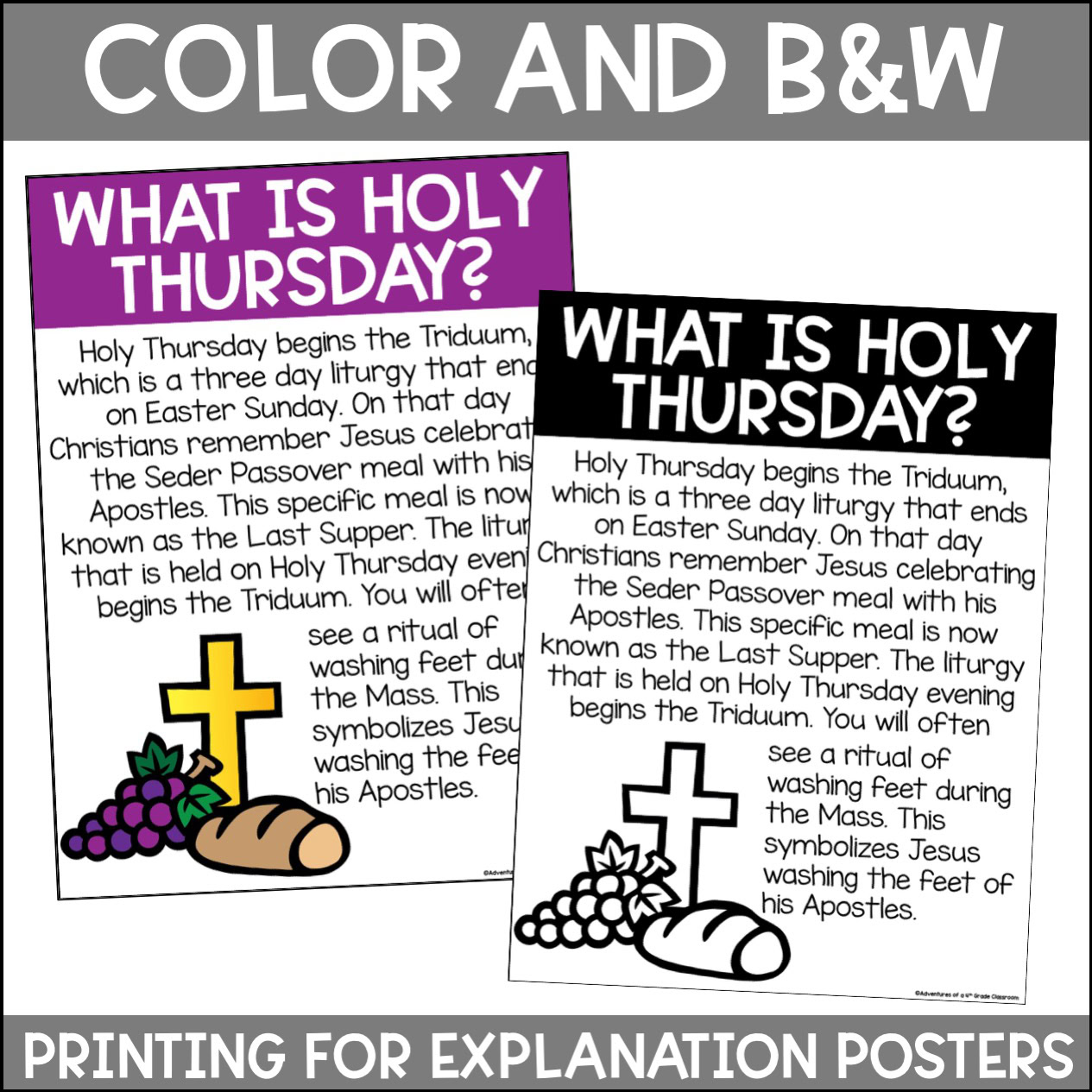 Lent Posters | Classroom Decor - Image 4