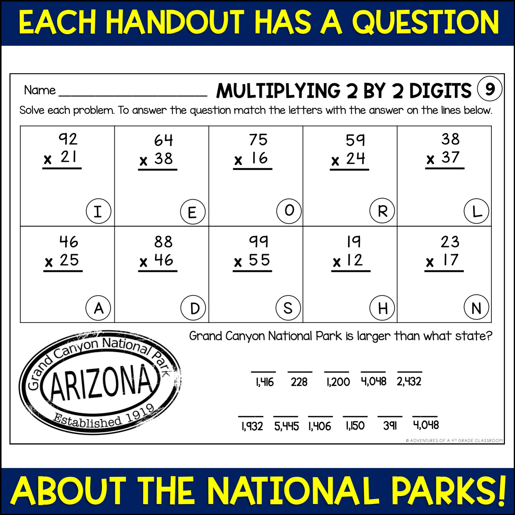 2 Digit by 2 Digit Multiplication | Review Puzzles - Image 4