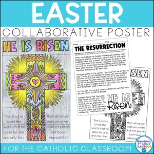 Easter Collaborative Poster | Catholic | Holy Week