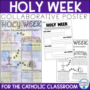 Holy Week Collaborative Poster | Catholic