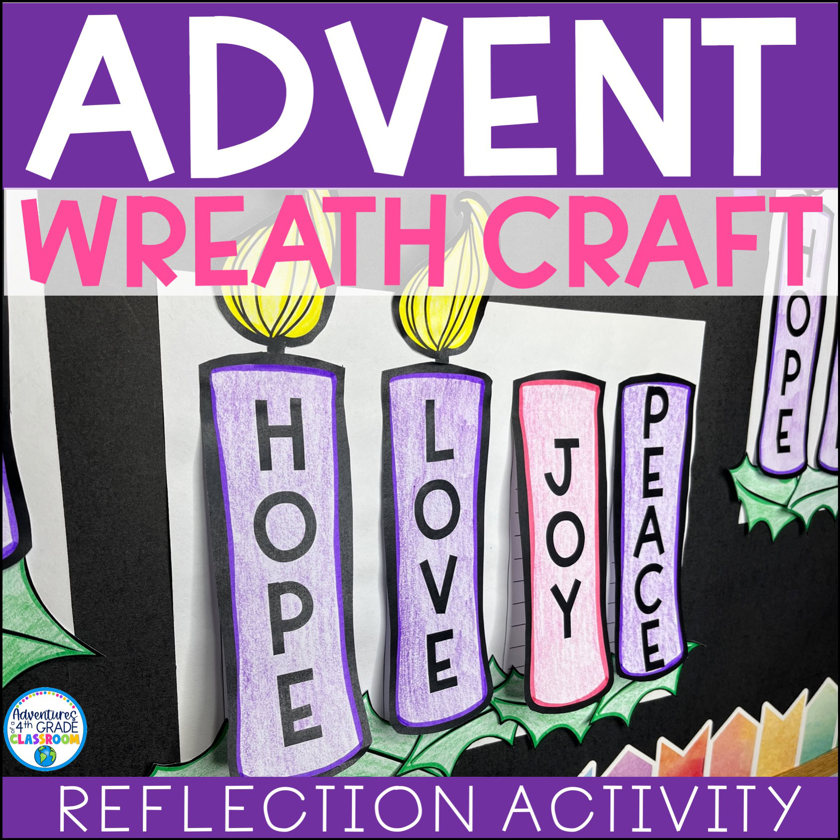 Advent Wreath Craft