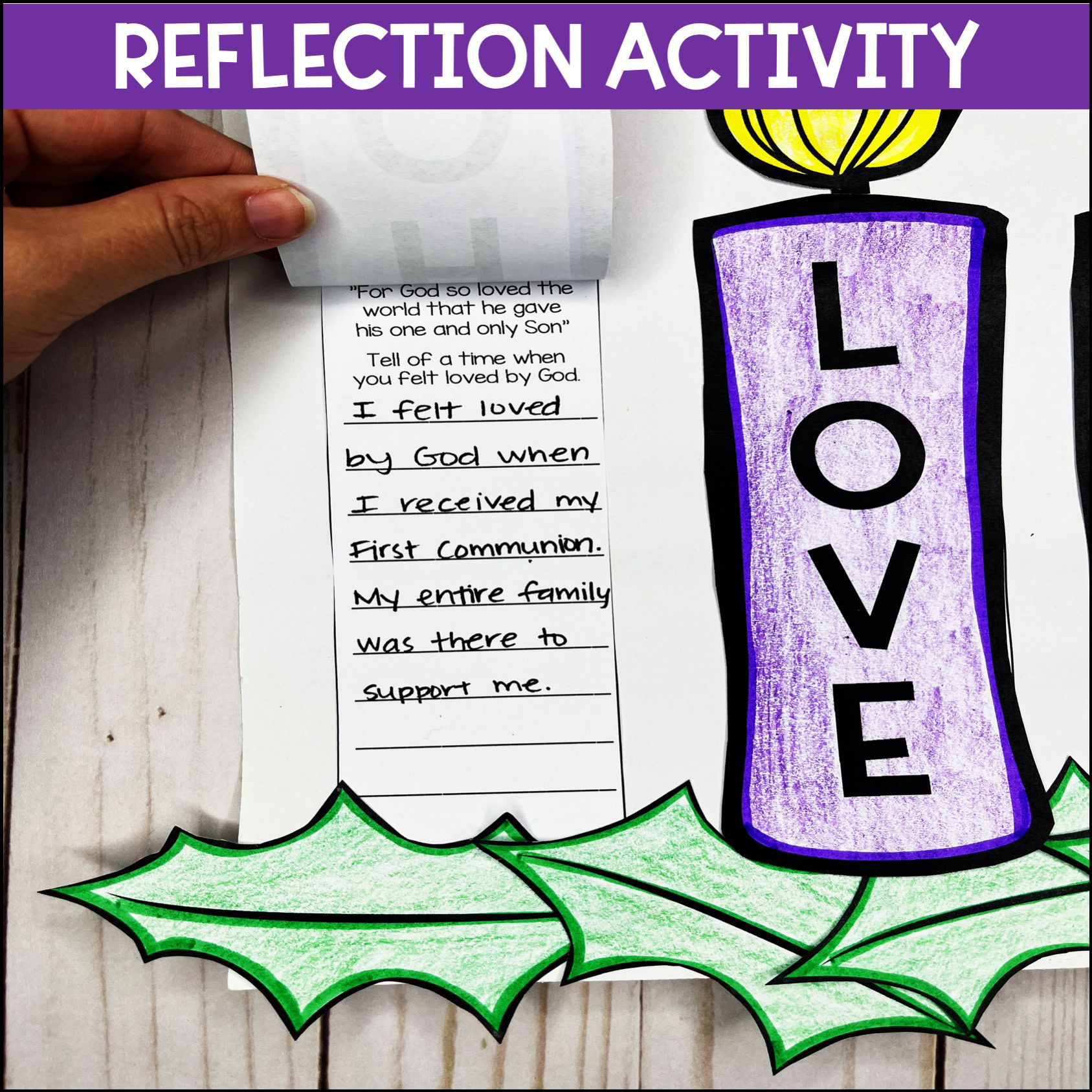 Advent Wreath Craft - Image 3