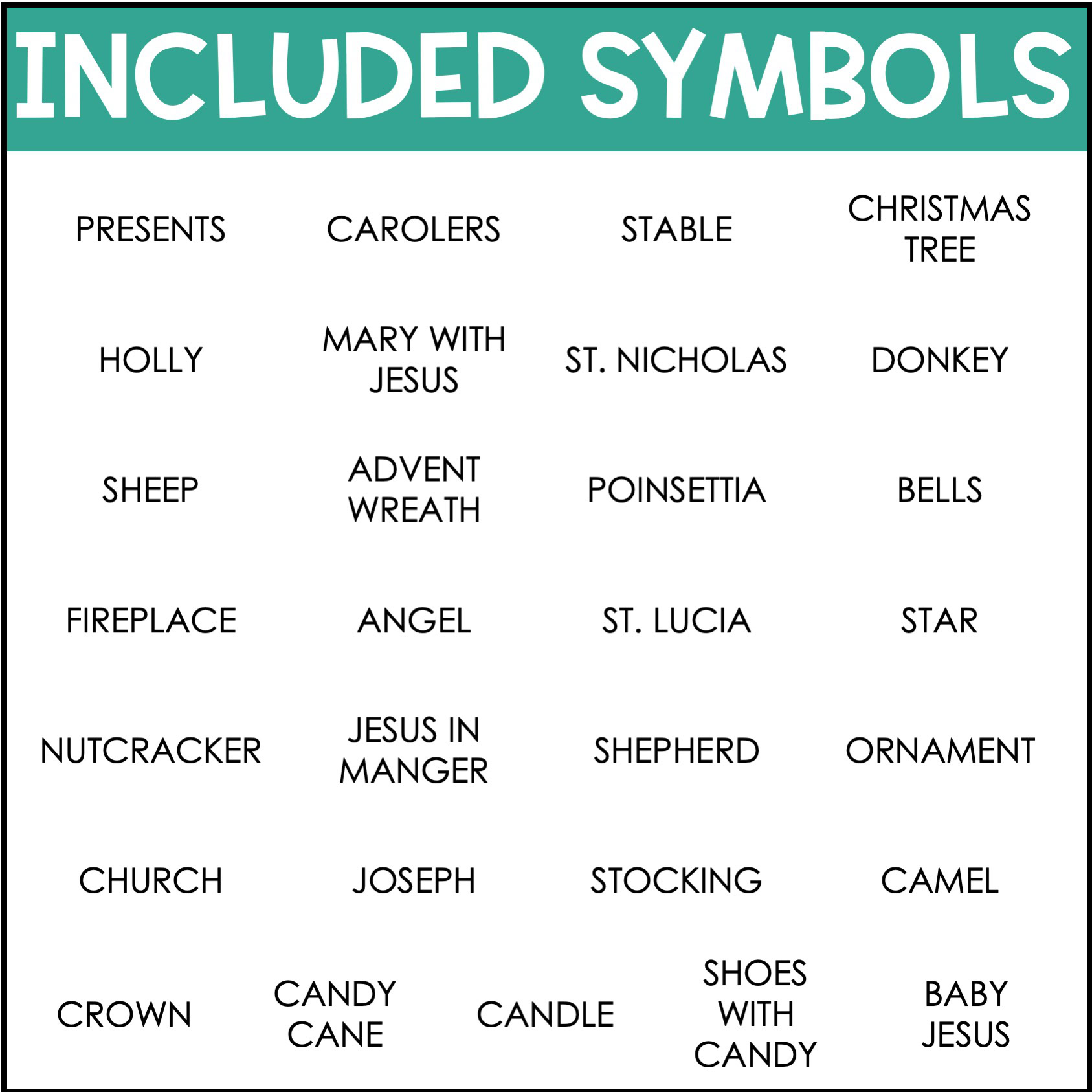 Advent Season Bingo Game Activity Catholic - Image 4