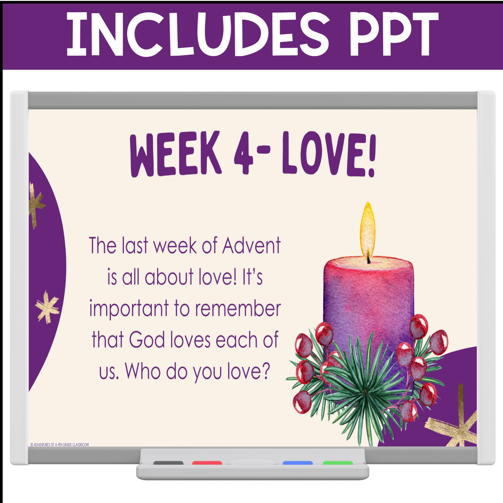 Advent in a Bag Craft Coloring and Tracing Activity Catholic Traditions & Symbols - Image 3