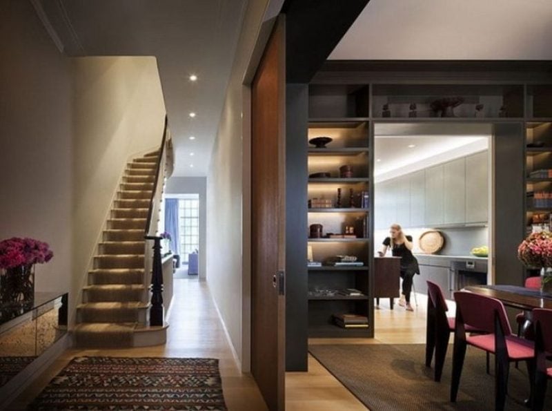 Interior of a townhouse