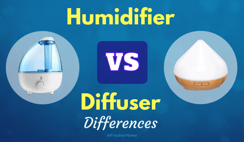 what is the difference between a humidifier and a diffuser featured image