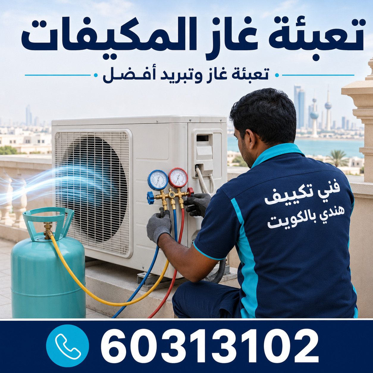 تعبئة غاز المكيفات الكويت