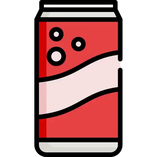 Smartphone displaying a bubble notification on a red background.