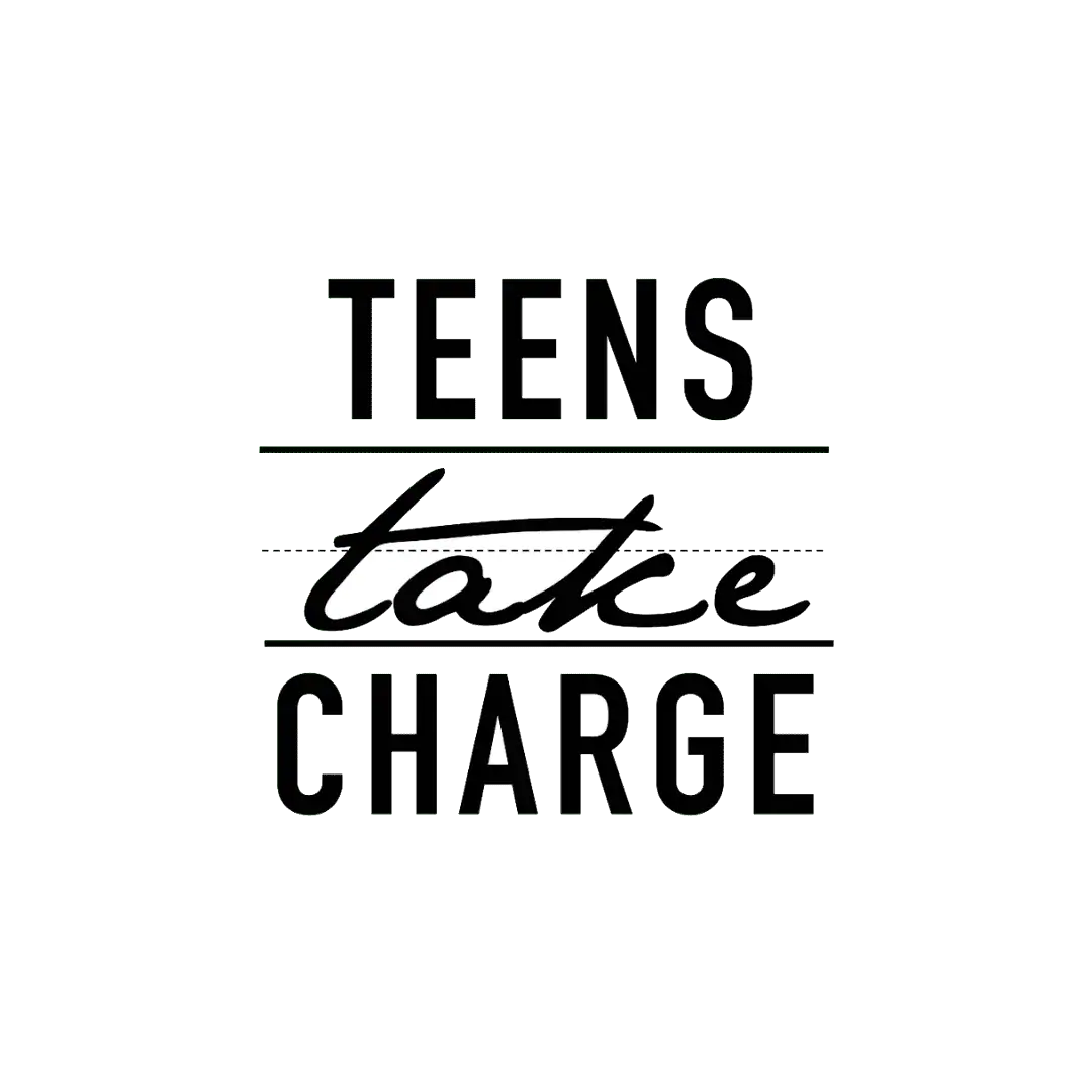 Teens take charge motivational quote graphic for youth empowerment.