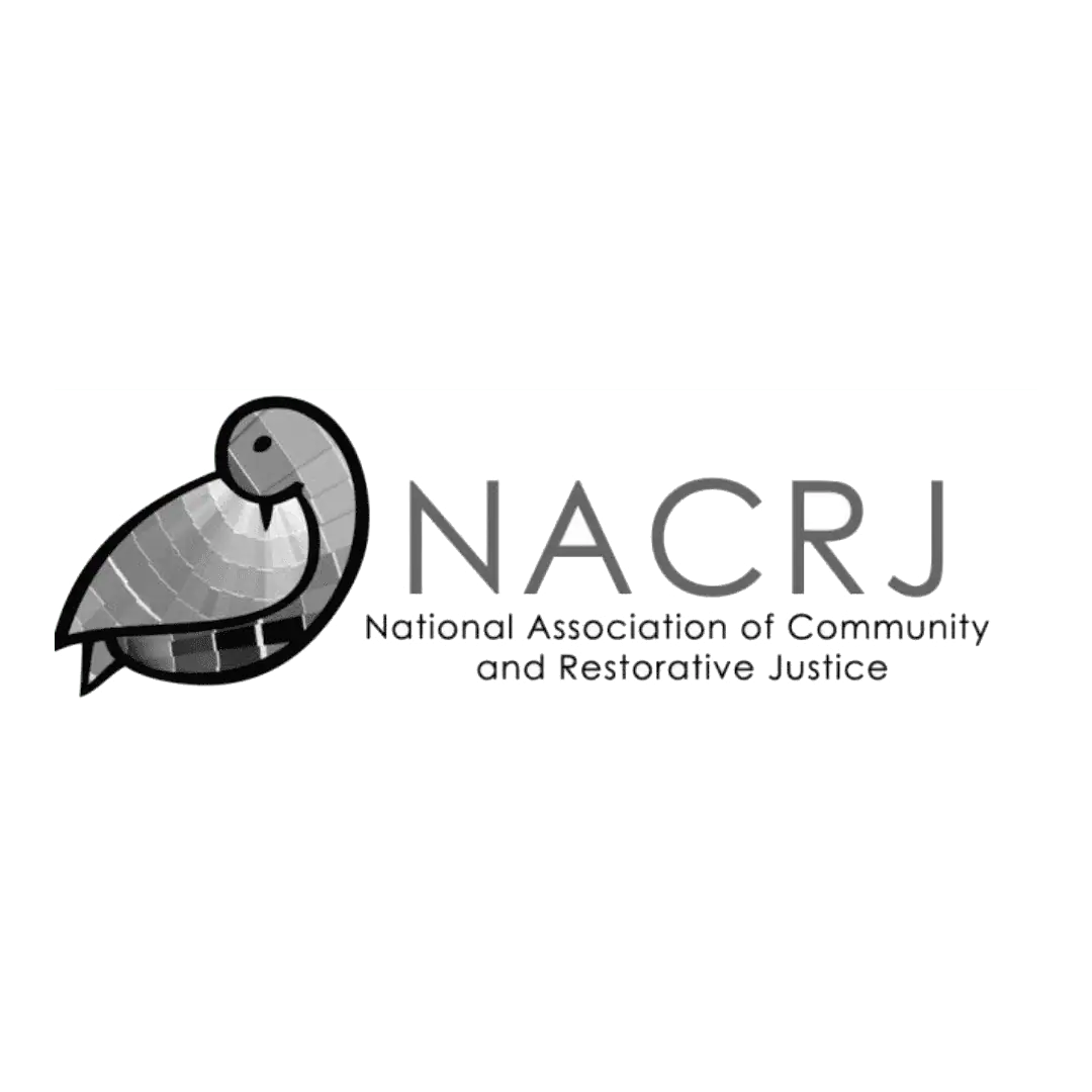 Logo of the National Association of Community and Restorative Justice.